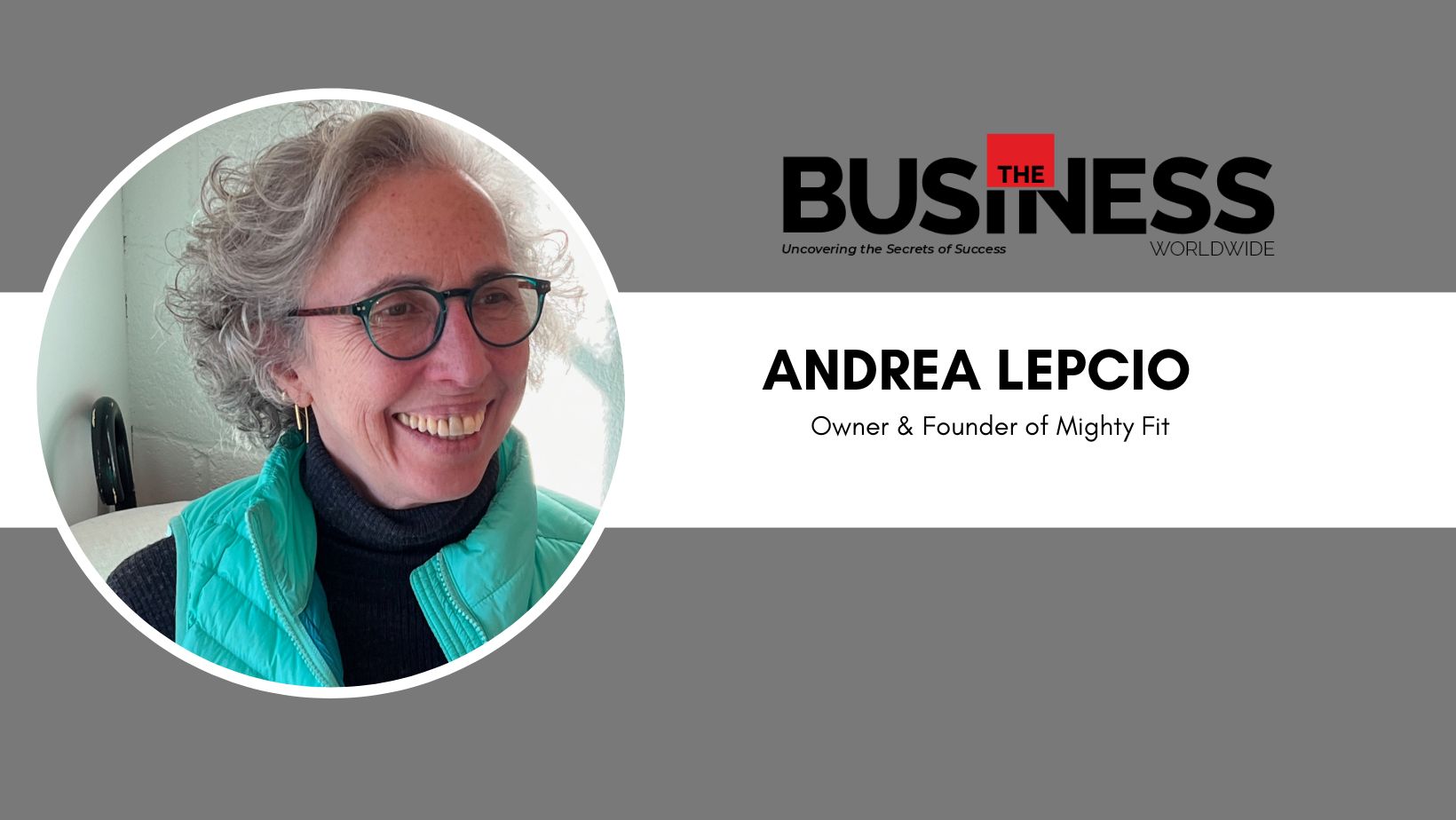 Andrea Lepcio | Founder Mighty Fit