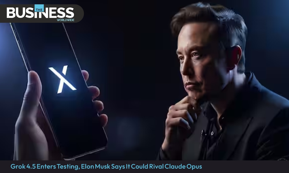 Grok 4.5 Enters Testing, Elon Musk Says It Could Rival Claude Opus